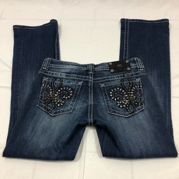 Miss Me Denim - Miss Me Boot Cut Jeans, Size 28, Blue